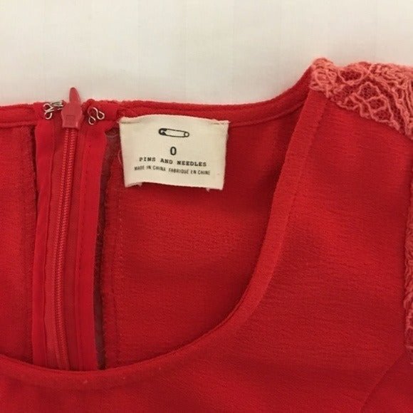 Anthropologie Pins & Needles Red Dress - Picture 4 of 11